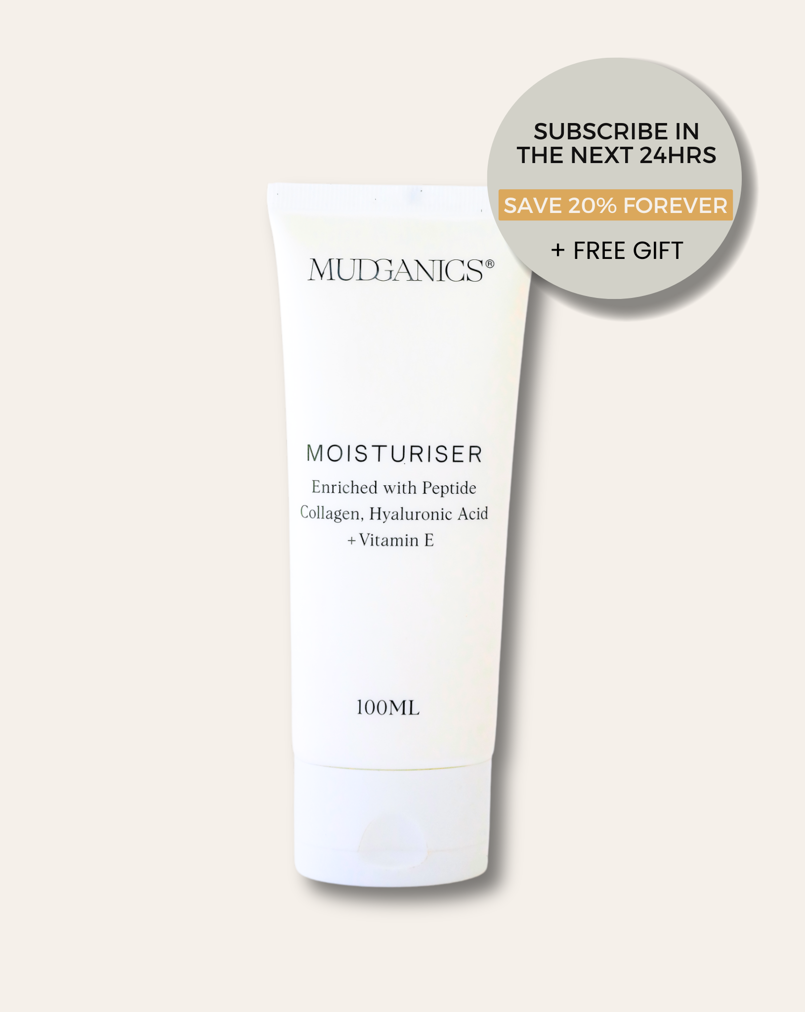 Peptide Collagen Moisturiser With Hyaluronic Acid