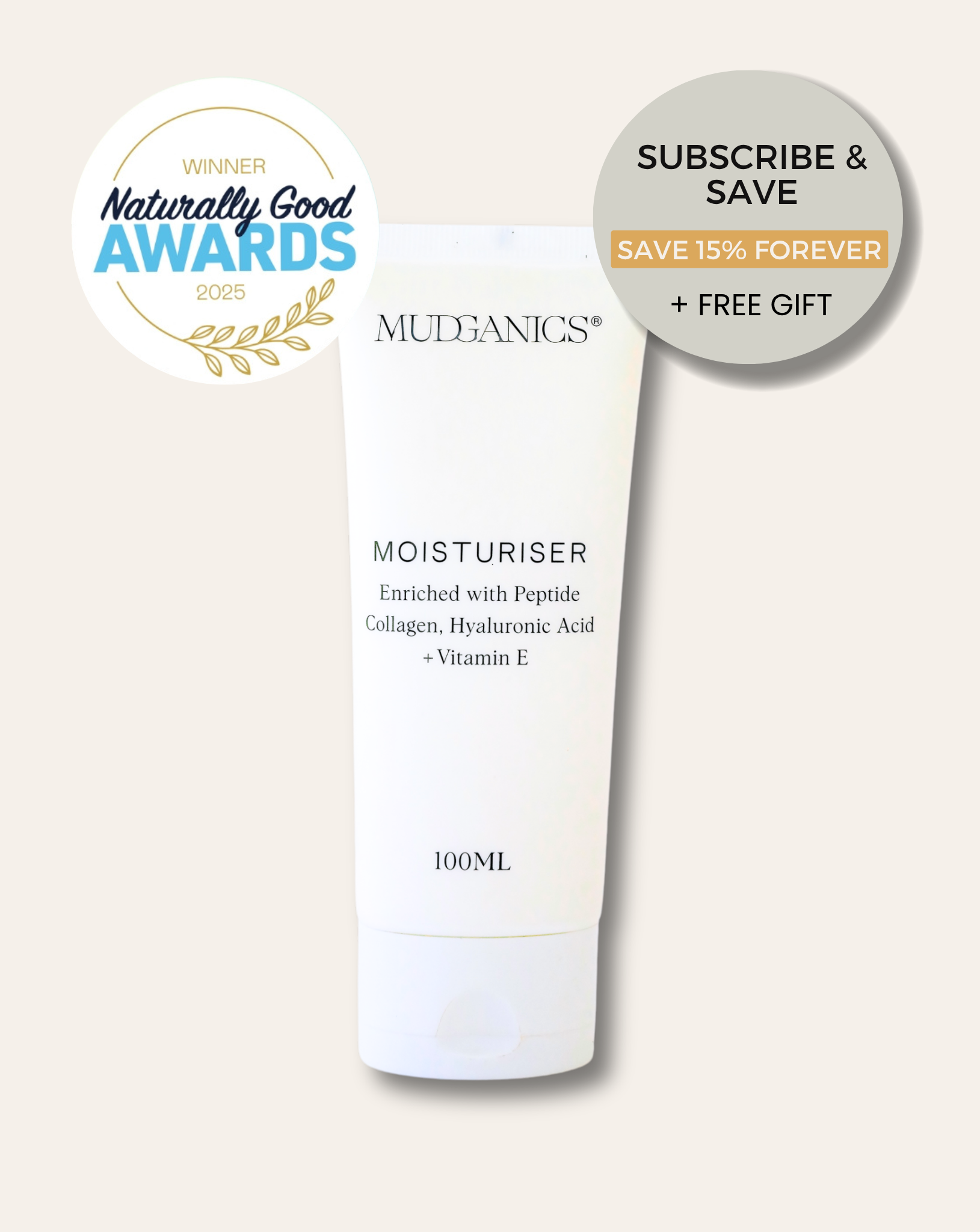 Peptide Collagen Moisturiser With Hyaluronic Acid
