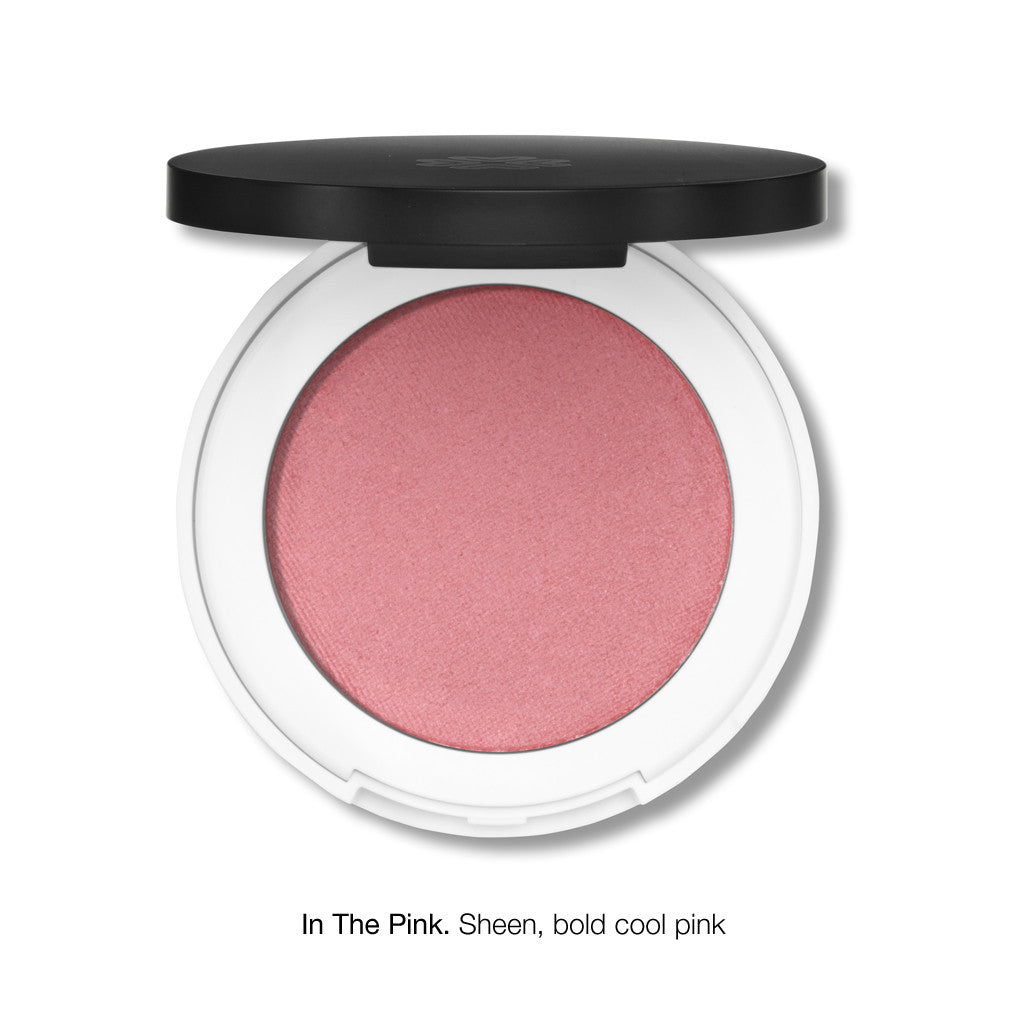 PRESSED BLUSH <br> Rich in moisturising jojoba oil and anti-ageing sea holly extract