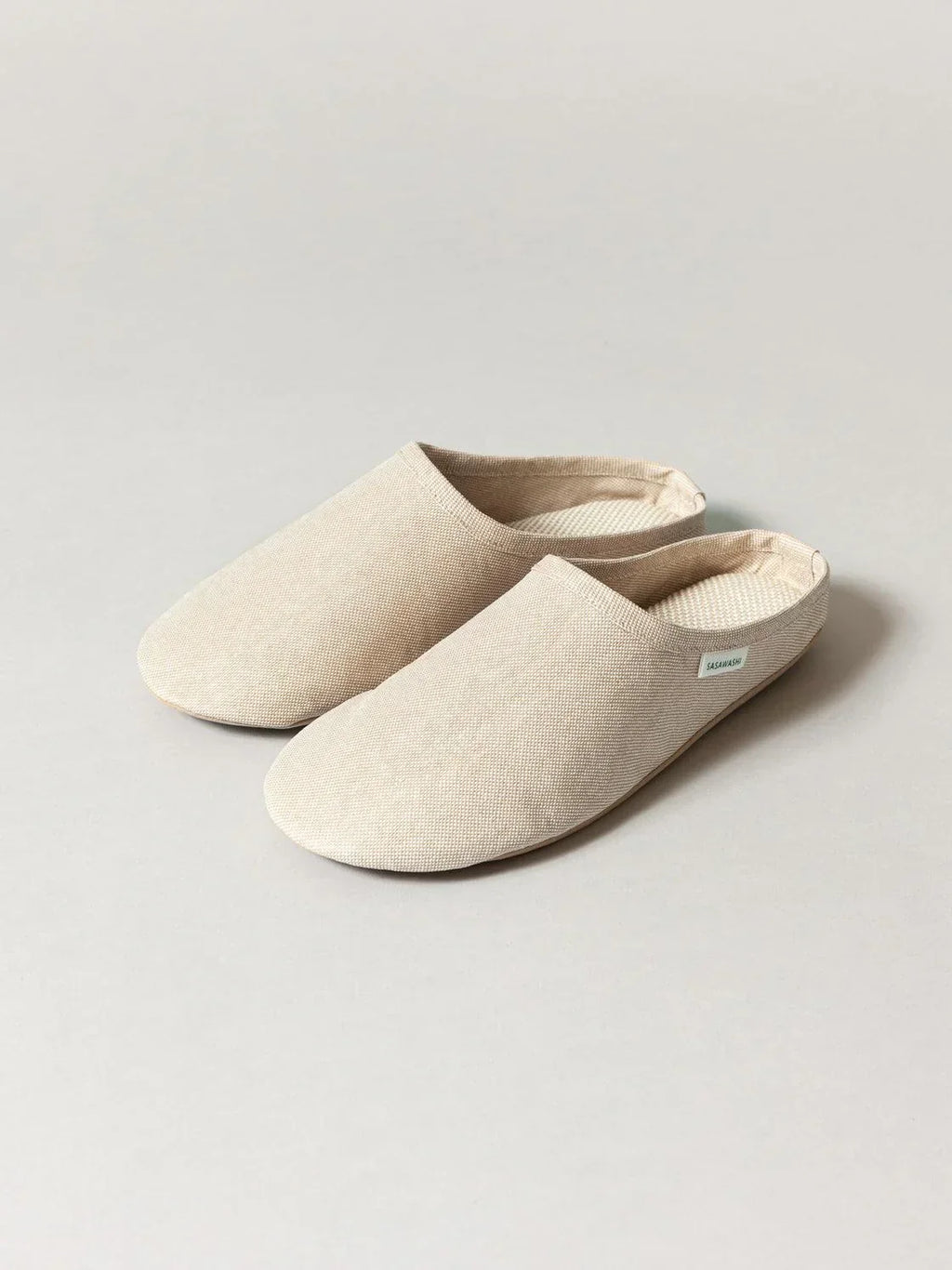 SASAWASHI ROOM SHOES, BEIGE